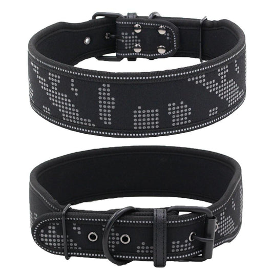Reflective Camouflage Adventure Dog Collar