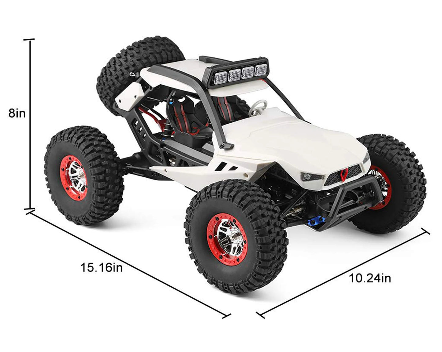 1: 12 electric water tight  4WD  rock climbing truck