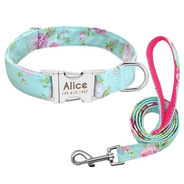 Personalized Pet Dog Collar With Engraved Name And Contact Details - Ideal For Large Dogs