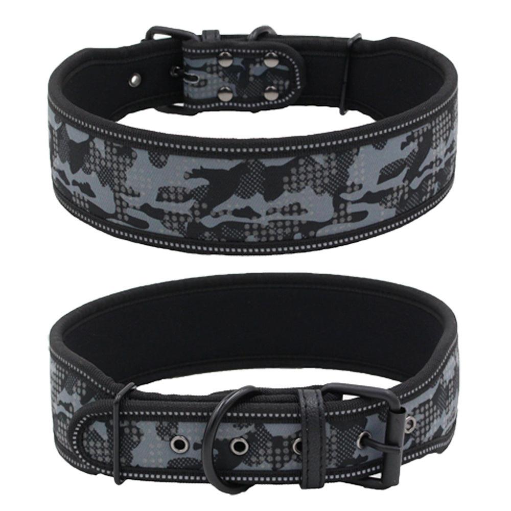 Reflective Camouflage Adventure Dog Collar