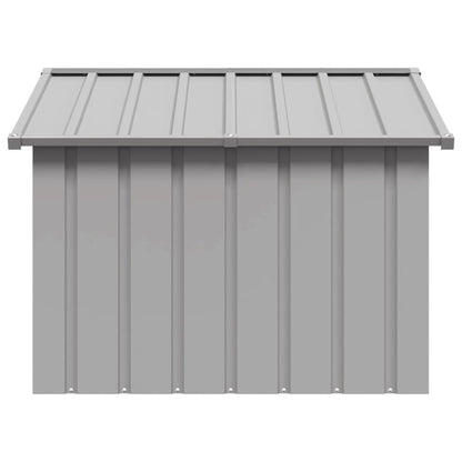 NNEVL Dog House Grey 116.5x103x81.5 cm Galvanised Steel