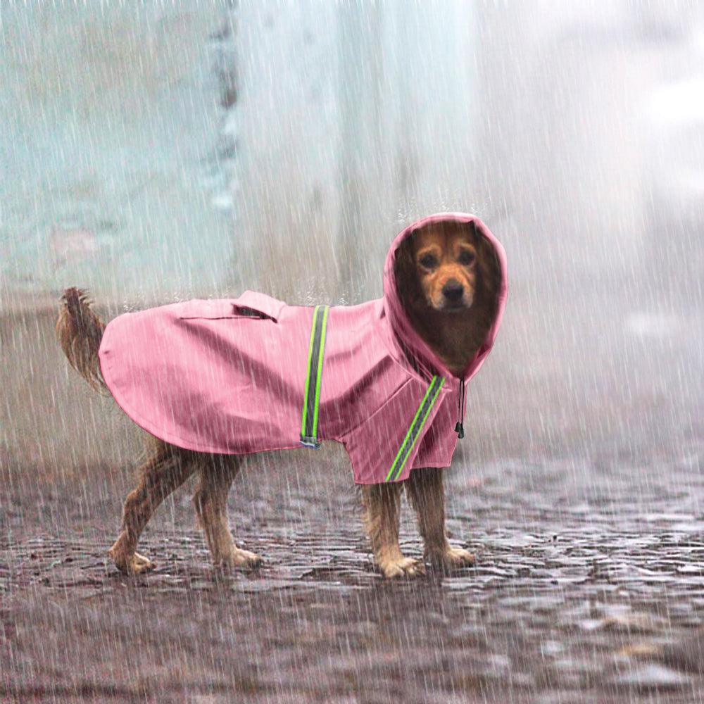 Reflective Waterproof Dog Raincoat
