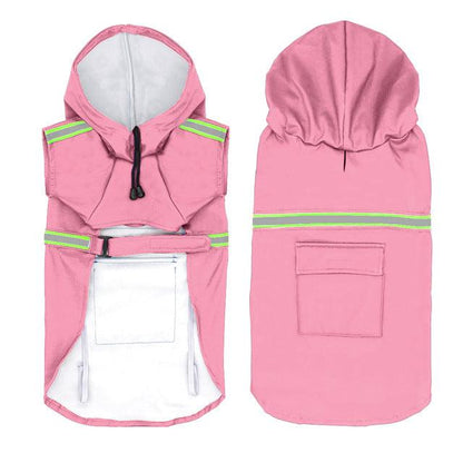 Reflective Waterproof Dog Raincoat