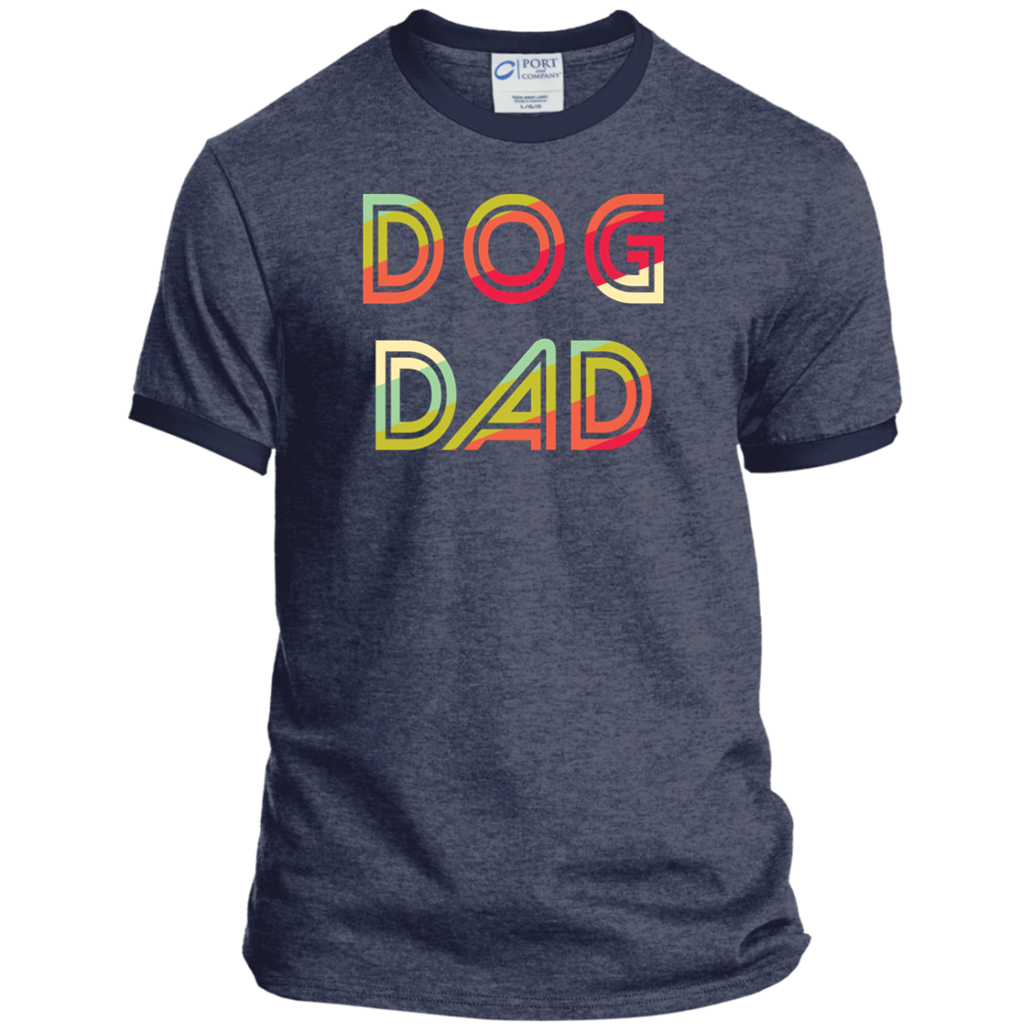 Ringer Tee Retro Dog Dad