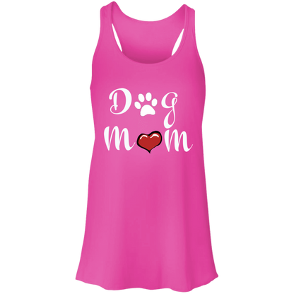 Flowy Racerback Tank Dog Mom