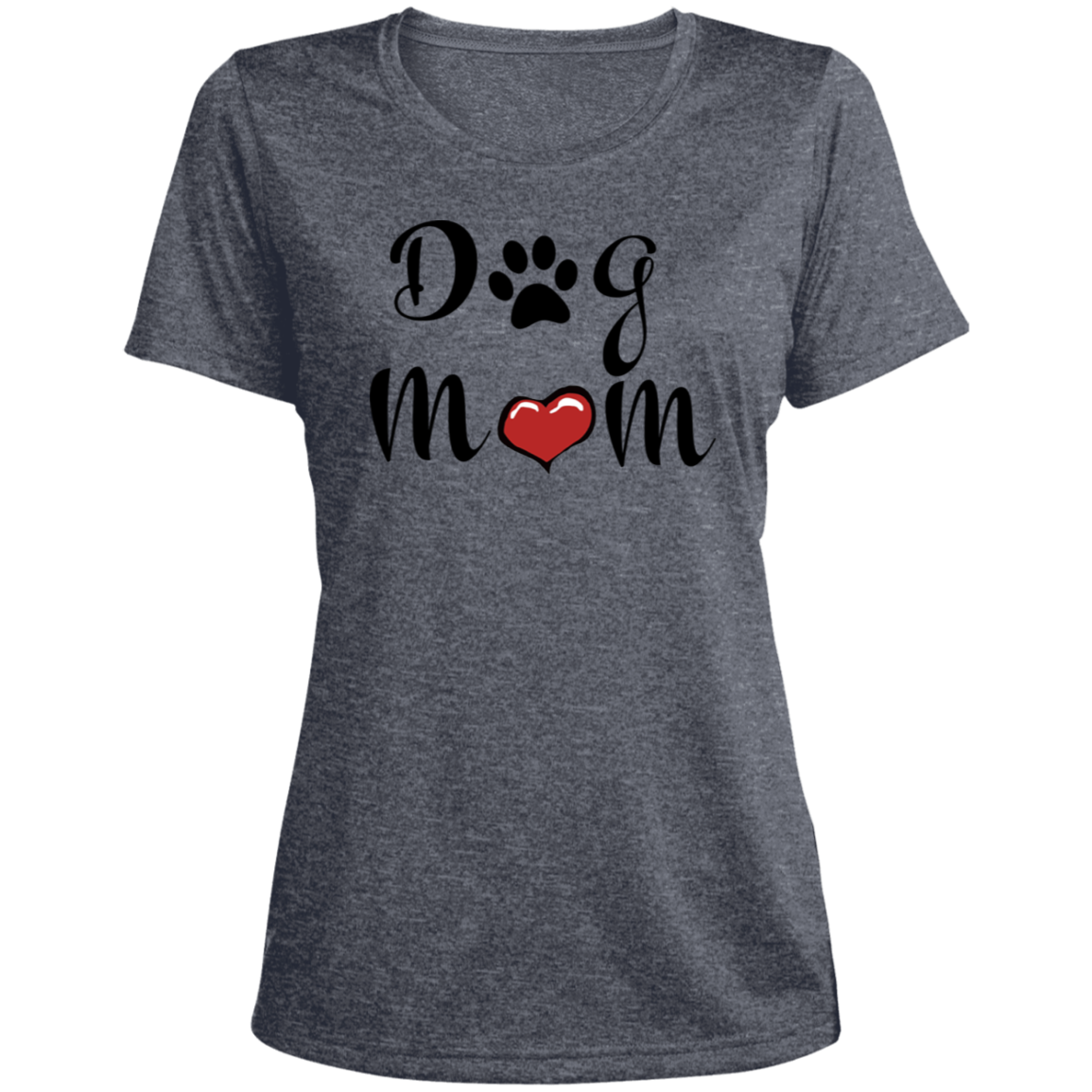 Ladies Dri-Fit Moisture-Wicking T-Shirt Dog Mom