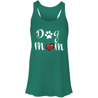 Flowy Racerback Tank Dog Mom