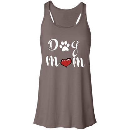 Flowy Racerback Tank Dog Mom