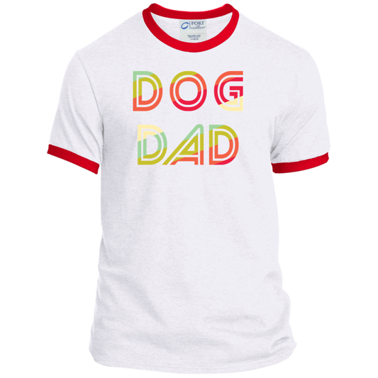 Ringer Tee Retro Dog Dad