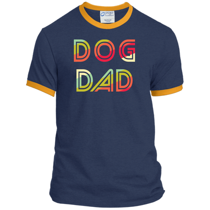 Ringer Tee Retro Dog Dad