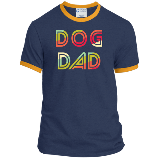 Ringer Tee Retro Dog Dad