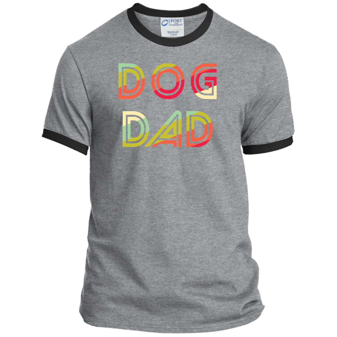 Ringer Tee Retro Dog Dad