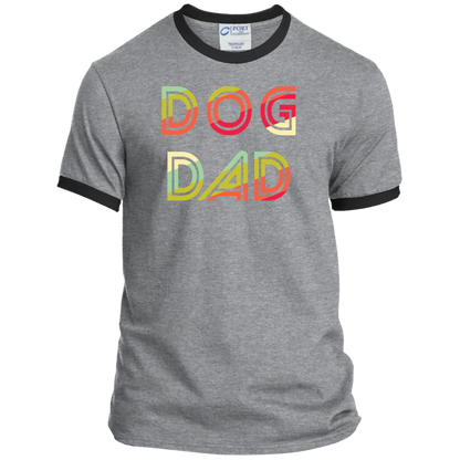 Ringer Tee Retro Dog Dad