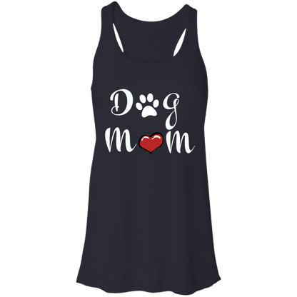 Flowy Racerback Tank Dog Mom