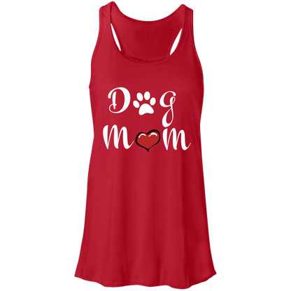 Flowy Racerback Tank Dog Mom