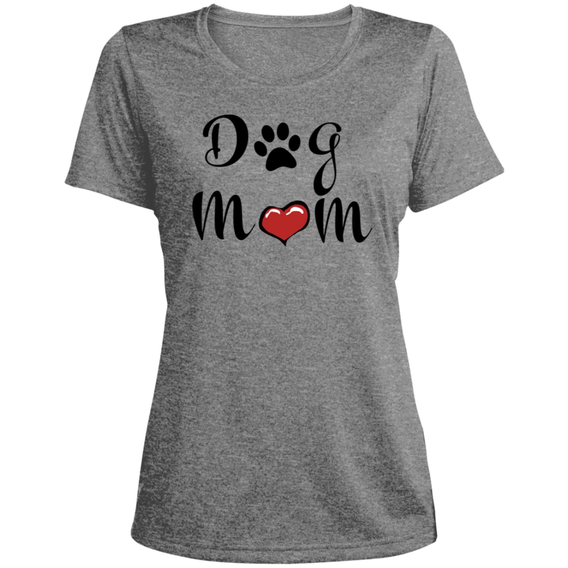 Ladies Dri-Fit Moisture-Wicking T-Shirt Dog Mom