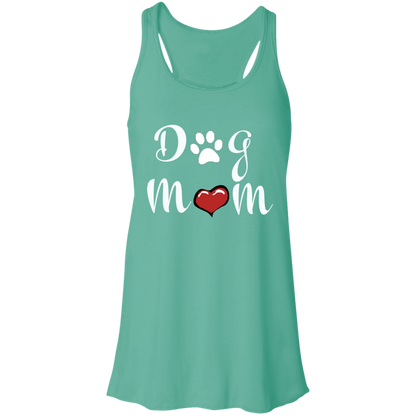 Flowy Racerback Tank Dog Mom