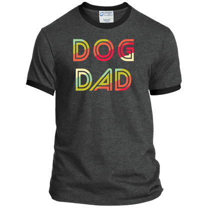 Ringer Tee Retro Dog Dad