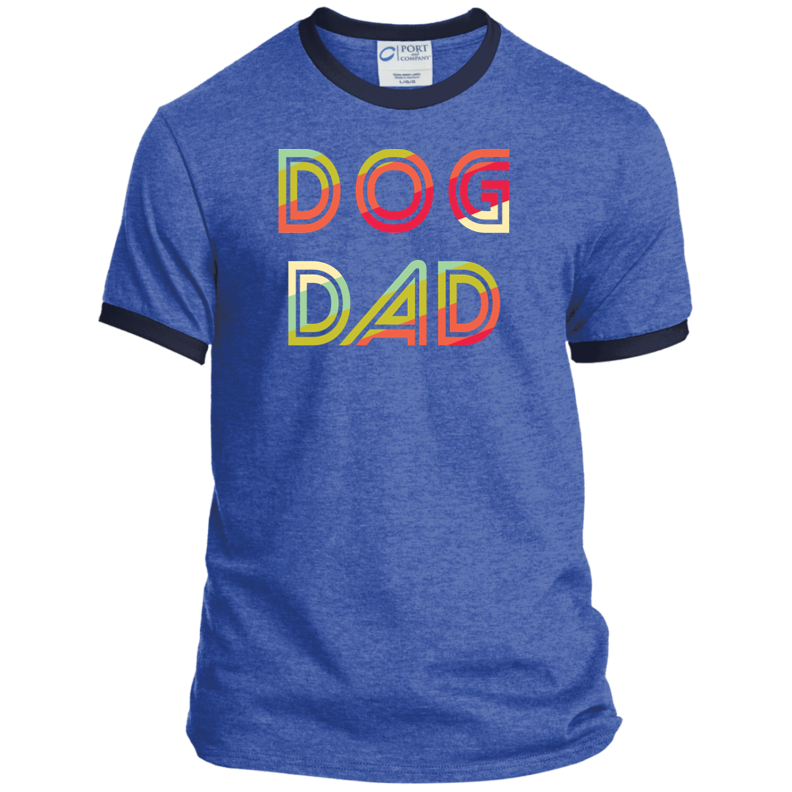 Ringer Tee Retro Dog Dad