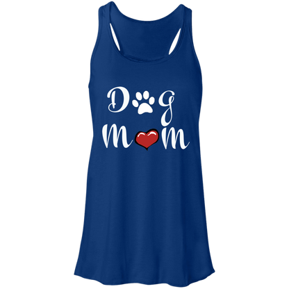 Flowy Racerback Tank Dog Mom