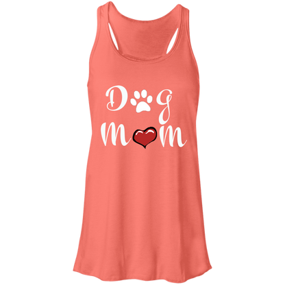 Flowy Racerback Tank Dog Mom