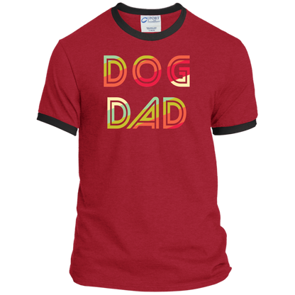 Ringer Tee Retro Dog Dad
