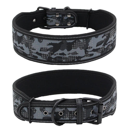 Reflective Camouflage Adventure Dog Collar