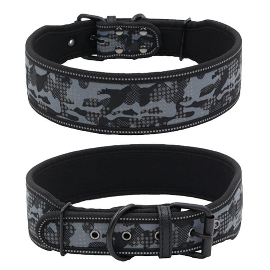 Reflective Camouflage Adventure Dog Collar