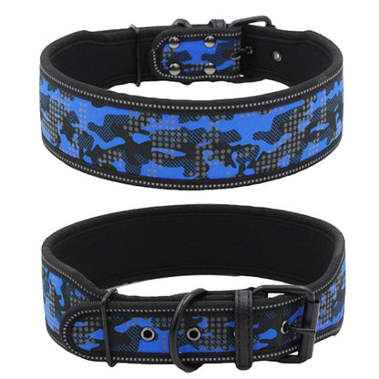 Reflective Camouflage Adventure Dog Collar